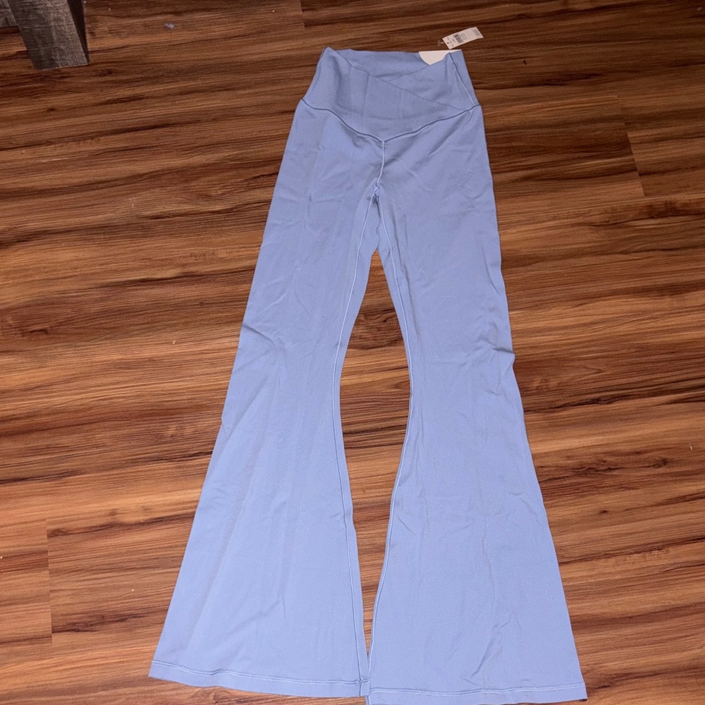 Aerie Light Blue Flare Leggings